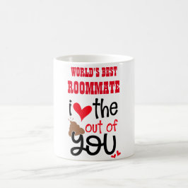 Werelds Beste Huisgenoot - Hou van JE MUG Koffiemok