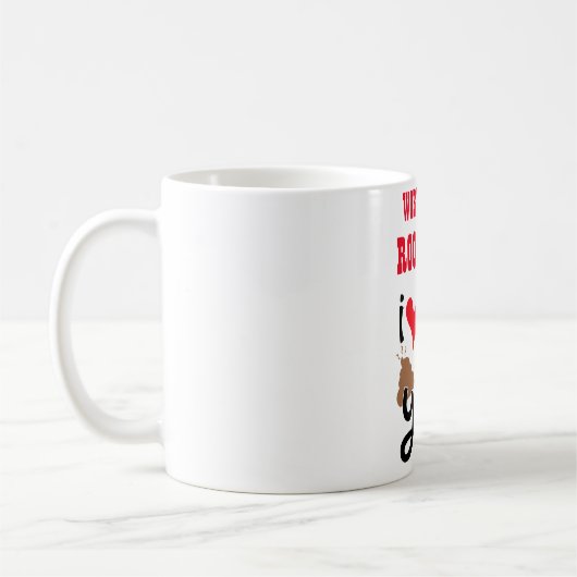 Werelds Beste Huisgenoot - Hou van JE MUG Koffiemok (Links)