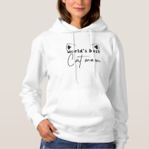Werelds Beste Kat Moeder Hoodie – Freefit Dames Ho