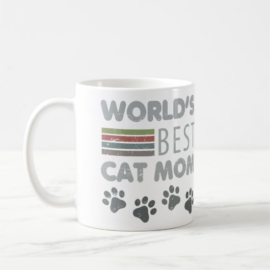 Werelds Beste Kat Moeder Koffiemok (Links)