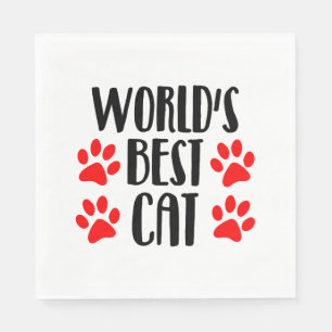 werelds beste kat servet