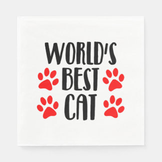 werelds beste kat servet