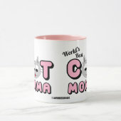 Werelds Beste Kattenmoeder Roze Mok (Midden)
