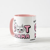 Werelds Beste Kattenmoeder Roze Mok (Voorkant links)