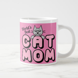 Werelds Beste Kattenmoeder Schattig Grote Koffiekop