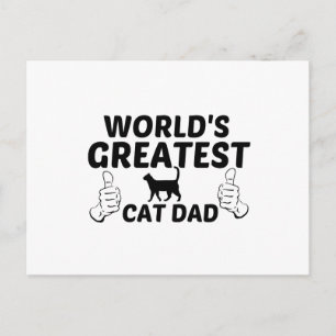 WERELDS BESTE KATTENVADER BRIEFKAART