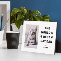 Werelds Beste Kattenvader Navy Huisdier Foto