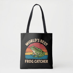 Werelds Beste Kikker Vanger Grappige Meme Sarcasti Tote Bag