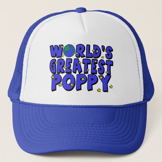 Werelds Beste Klaproos Trucker Pet (Voorkant)
