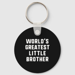 Werelds beste kleine broer grappige familie sleutelhanger