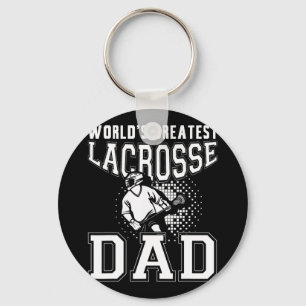 Wérelds Beste Lacrosse Vader Lax Stick Lacrosse Sleutelhanger