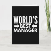 Werelds beste manager kaart (Voorkant)
