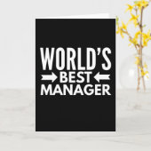 Werelds beste manager kaart (Gele Bloem)