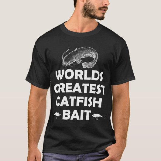 Werelds Beste Meerval Aas T-shirt (Voorkant)
