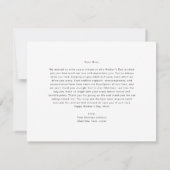 Werelds Beste Moeder 3 Foto Collage Grappige Brief Kaart (Achterkant)