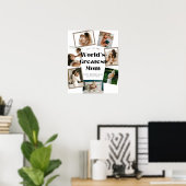 Werelds Beste Moeder 7 Foto Collage Poster (Thuiskantoor)