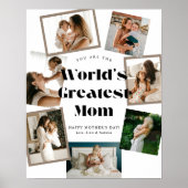 Werelds Beste Moeder 7 Foto Collage Poster (Voorkant)
