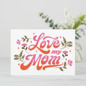 Werelds Beste Moeder Kaart (Staand voorkant)