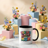 Werelds Beste Moeder, Moederdag cadeau, retro typo Mok
