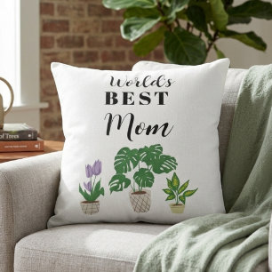 Werelds Beste Moeder Moederdag Lieve Plantenliefhe Kussen
