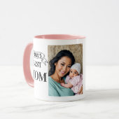 Werelds Beste Moeder Mok - Trendy Gepersonaliseerd (Voorkant links)