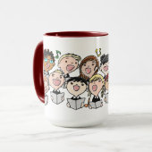 Werelds beste muziekleraar zingt kinderkoor mok (Voorkant links)