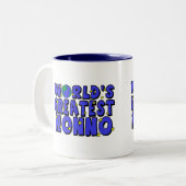 Werelds Beste Nonno Tweekleurige Koffiemok (Voorkant links)