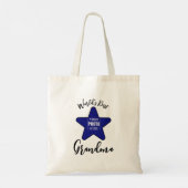 Werelds Beste Oma Aangepaste Ster Foto Tote Bag (Achterkant)