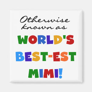 Werelds Beste Oma Felicitatie T-shirts Cadeaus Magneet