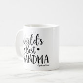WERELDS BESTE OMA Gepersonaliseerde Aangepaste Naa Koffiemok (Voorkant links)