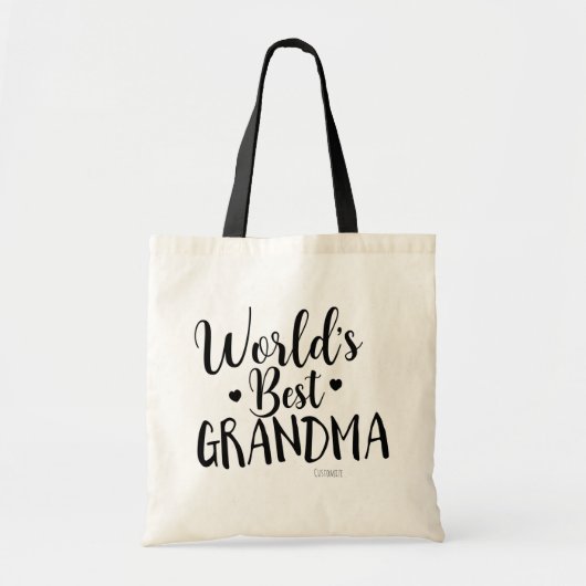 WERELDS BESTE OMA Gepersonaliseerde Aangepaste Naa Tote Bag (Voorkant)