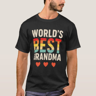 Werelds Beste Oma Retro Vintage 2019 T-shirt