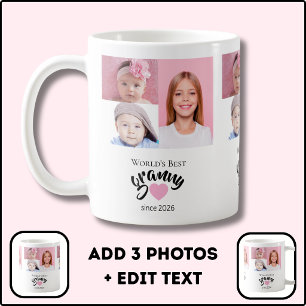 Werelds Beste Oma Sinds Jaar 3 Foto Cute Koffiemok