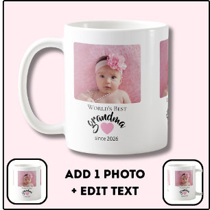 Werelds Beste Oma Sinds Jaar Foto Cute Koffiemok