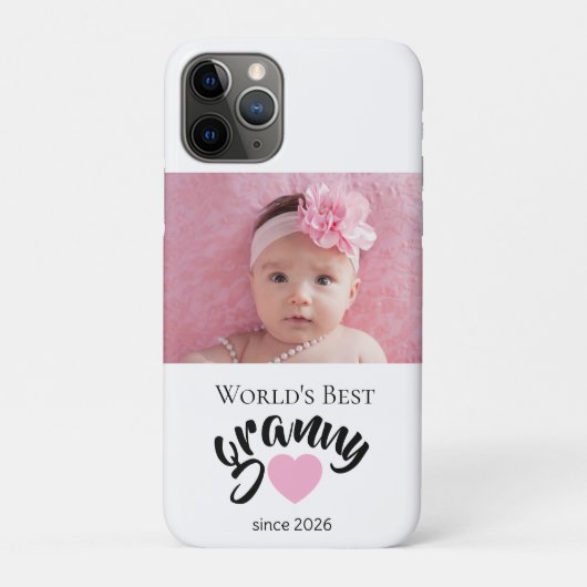 Werelds Beste Oma Sinds Jaar Foto Knuffel Case-Mate iPhone Case (Achterkant)