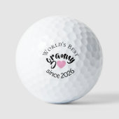 Werelds Beste Oma Sinds Jaar Foto Schattig Golfballen (Voorkant)
