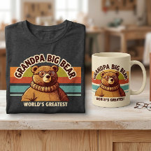 Werelds Beste Opa Beer Modern en retro
