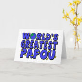 Werelds Beste Opa Kaart (Gele Bloem)