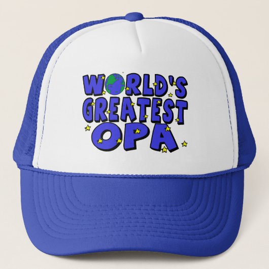 Werelds Beste Opa Trucker Pet (Voorkant)