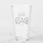 Werelds Beste Papa 2 Foto Glas (Achterkant)
