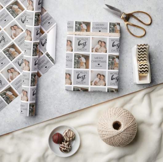 Werelds Beste Papa 2 Fotowikkelpapier Cadeaupapier (Crafts)