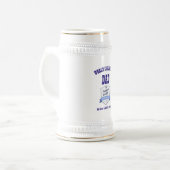 Werelds BESTE PAPA - Beste Vader BIER Glas Bierpul (Voorkant links)