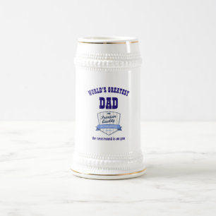 Werelds BESTE PAPA - Beste Vader BIER Glas Bierpul