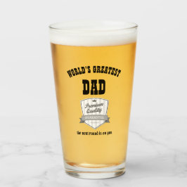 WERELDS BESTE PAPA - BIER Cadeaus Voor Hem PINT Glas