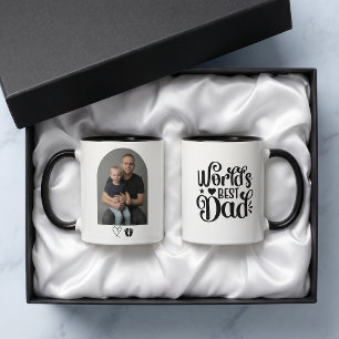 Werelds Beste Papa Fotocadeau voor Vaderdag Mok