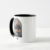 Werelds Beste Papa Fotocadeau voor Vaderdag Mok (Voorkant links)