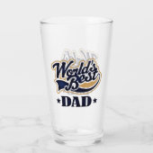 Werelds Beste Papa Glas (Achterkant)