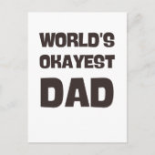 werelds beste papa grap pap briefkaart (Voorkant)