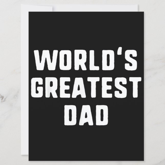 Werelds Beste Papa Grappige Familie (Voorkant)