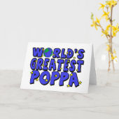 Werelds Beste Papa Kaart (Gele Bloem)